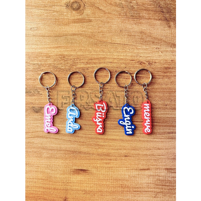 Kişiye Özel İsimli 3D Anahtarlık