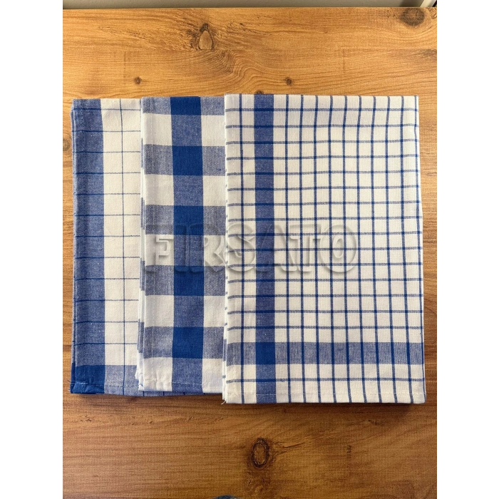 TrioKare 3’lü Mutfak Havlusu / Kurulama Bezi Seti – %85 Pamuk %15 Polyester, Ekotex Sertifikalı, 45x65 cm
