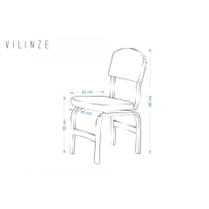 Ege Naturel Ayak Ahşap Sandalye