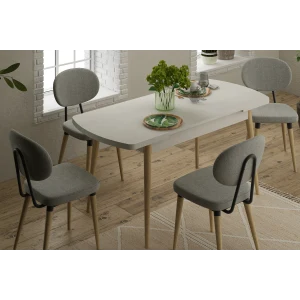 Akdeniz Sandalye Golf Mutfak Masası Takımı - 70x120 cm