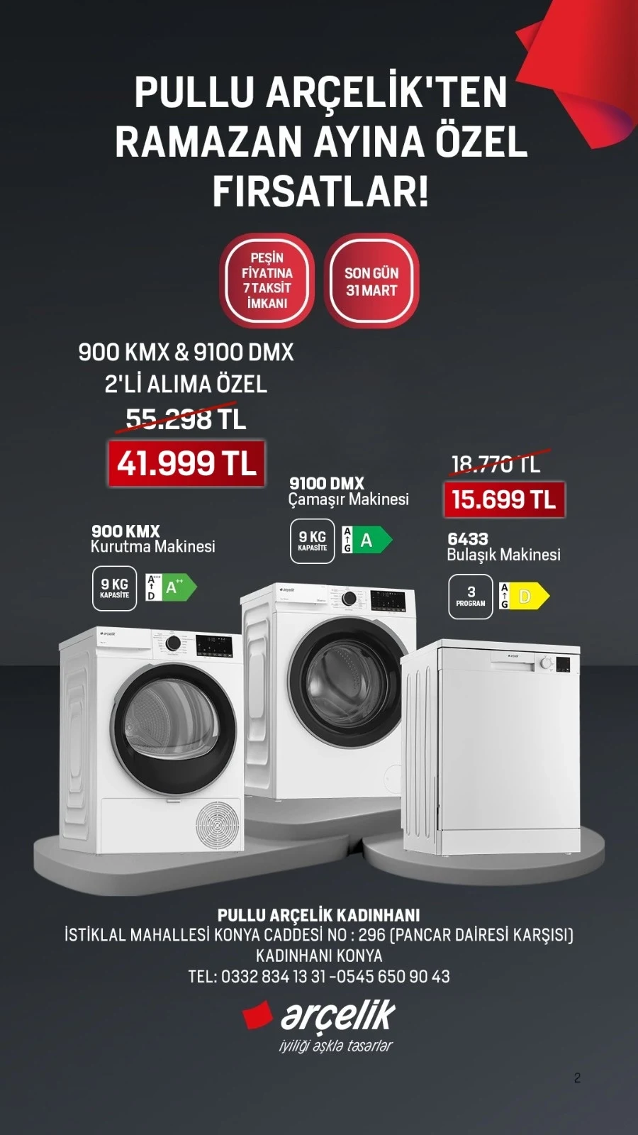 ARÇELİK AYIN FIRSATI