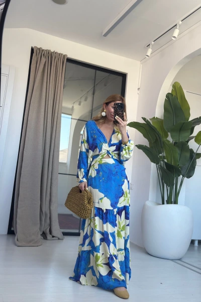 MAVİ KASIMPATI ELBİSE