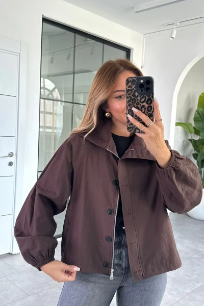 KAHVERENGİ YAĞMURLUK