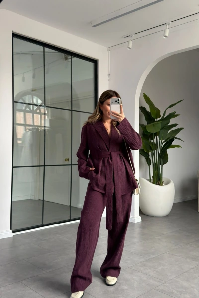 MÜRDÜM DOKULU KUŞAKLI TAKIM