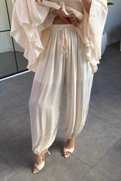 EKRU ŞALVAR PANTOLON 51316