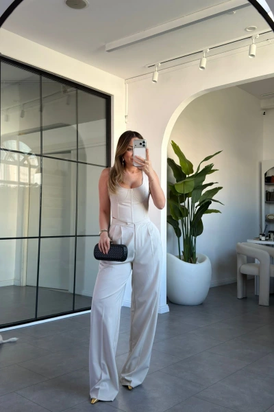 PREMİUM KUPLU KORSE BUSTİYER PANTOLON TAKIM 3313