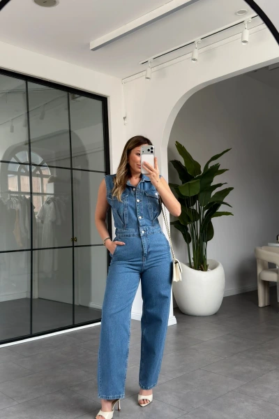 KOLSUZ ZR DENİM TULUM