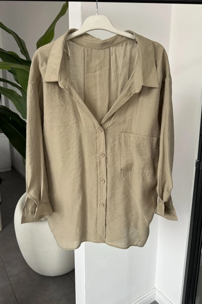 Vizon Tensel Viral Salaş Gömlek