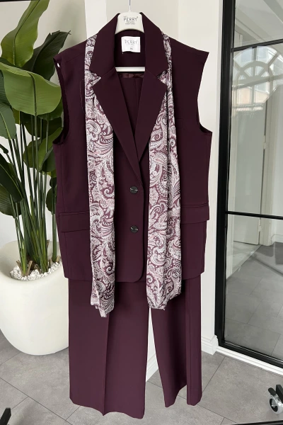 MÜRDÜM ŞALLI YELEK PANTALON TAKIM 9718