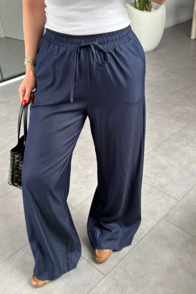 LACİVERT TENSEL PANTOLON