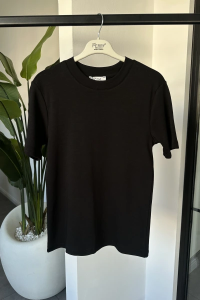 CS MARKA SİYAH T-SHİRT 5657