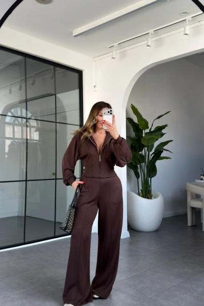 KAHVE GARNİLİ SÜPREM TAKIM 51323