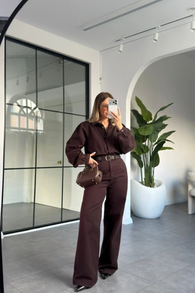 ACI KAHVE KEMERLİ JEAN TULUM