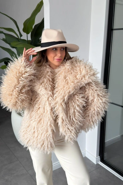 BEJ ŞERİTLİ FÖTR ŞAPKA