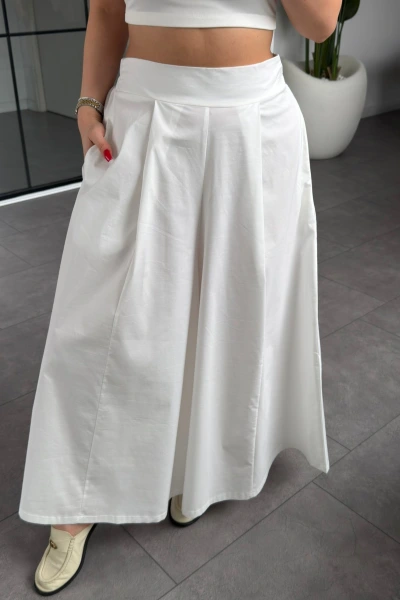 BEYAZ ETEK PANTOLON 30776