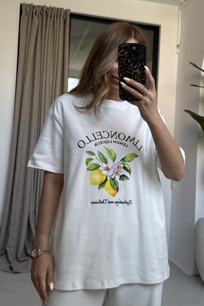 BEYAZ LİMONCELLO TSHIRT