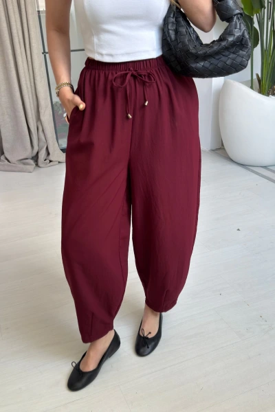 BORDO BAGİ PANTOLON