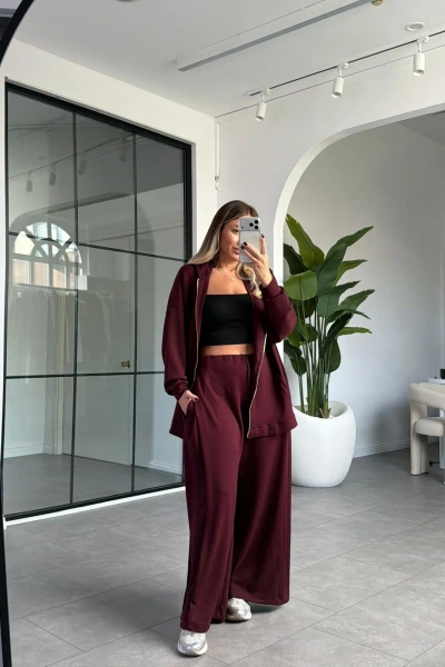 BORDO ORİJİNAL MARKA MUADİLİ MODAL TAKIM