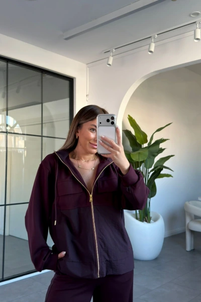 BORDO PARAŞÜT DETAY MODAL TAKIM