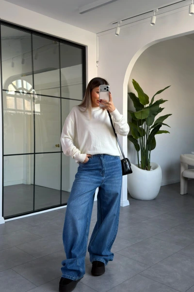 EKRU DİLVİN BASİC TRİKO KAZAK