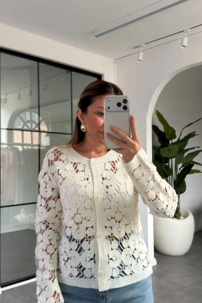 EKRU TASARIM DANTEL HIRKA 7887