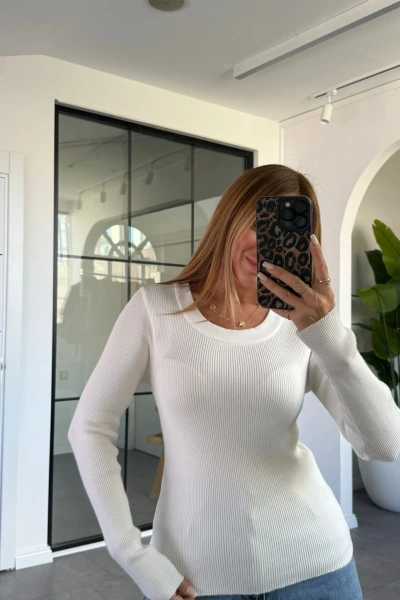 EKRU UZUN KOL FİTİLLİ BASİC