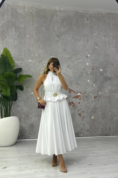 GOLD BROŞLU TASARIM ETEK TAKIM