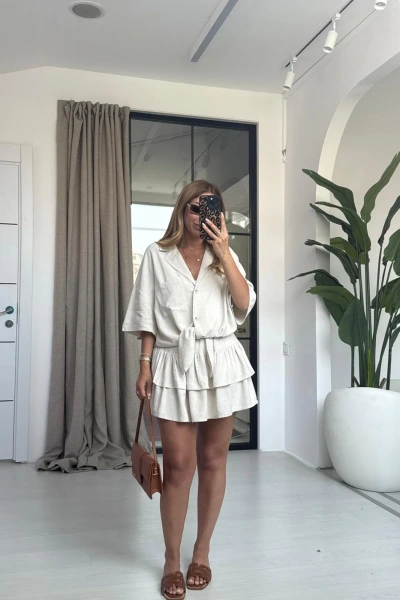 TAŞ KETEN BAĞLAMALI TAKIM