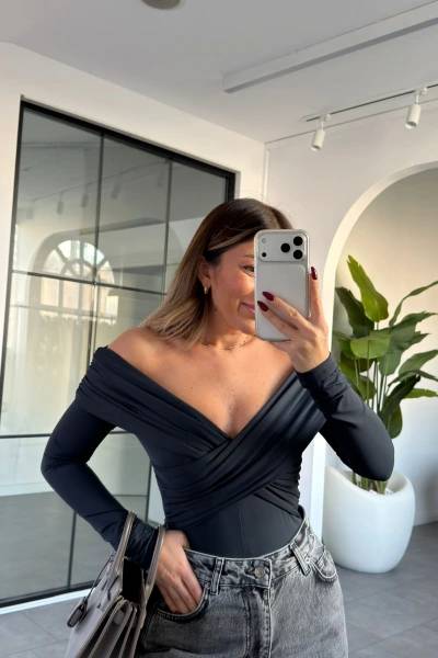 İNDİGO DEKOLTE DETAY BODYSUİT