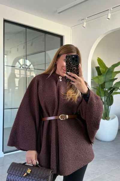 KAHVE BUKLET KEMERLİ PANÇO