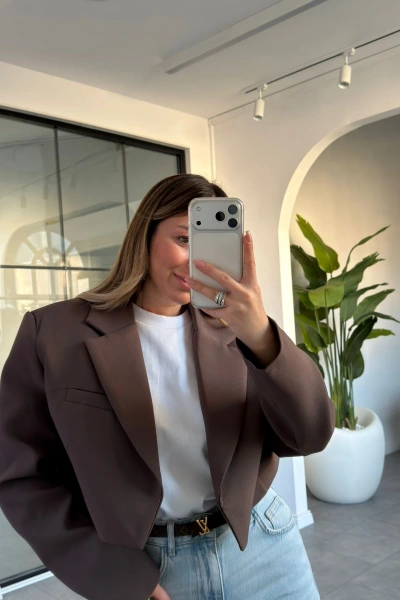 KAHVE KISA CEKET 9704