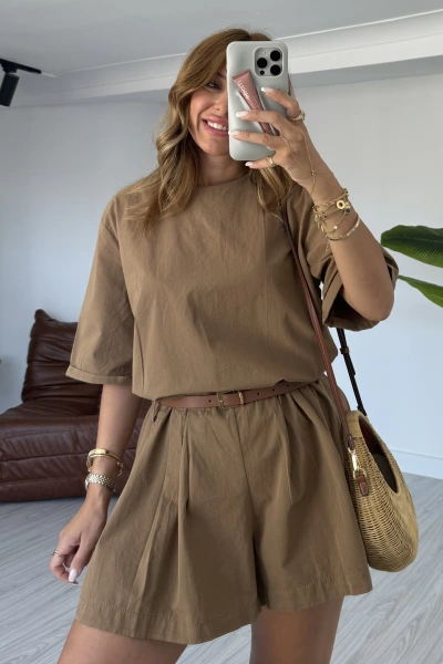 Kahverengi Kemerli Tulum