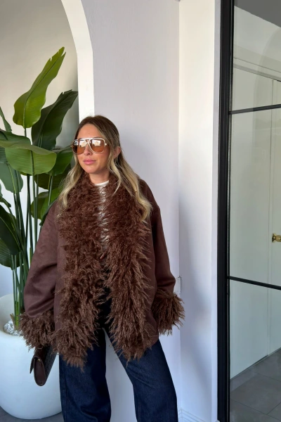 KAHVERENGİ RAVENNA PREMİUM SÜET MONT