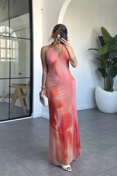 LİAM SIRT DEKOLTELİ ELBİSE