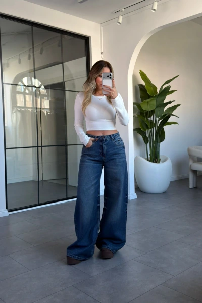 MAVİ ELEPHANT LEG JEAN