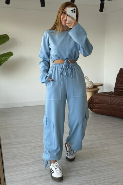Mavi Sweat Jogger Takım