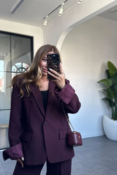 MÜRDÜM SATEN ASTARLI CEKET