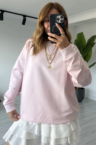 Pembe Basic Sweatshirt