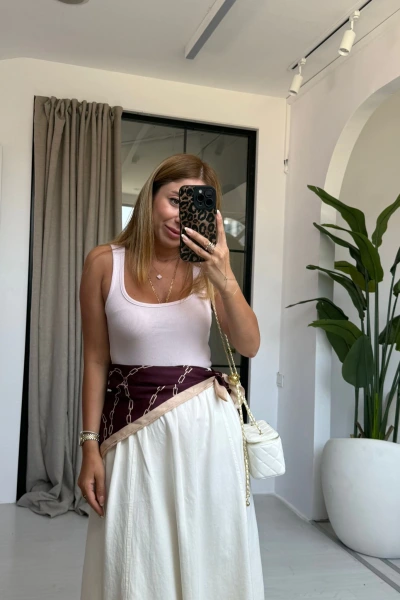 PEMBE SIFIR KOL BLUZ