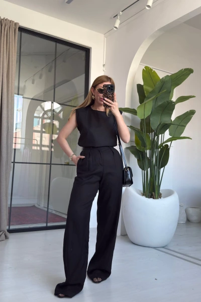 SİYAH MASSİMO VATKALI TAKIM