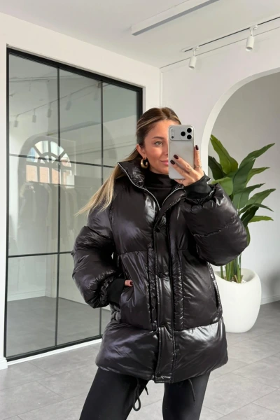 SİYAH PREMİUM ŞİŞME MONT