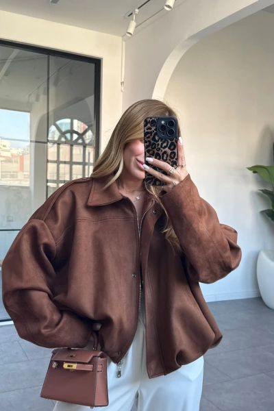 TABA SÜET BOMBER CEKET