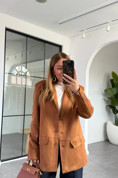 TABA VATKALI SÜET CEKET