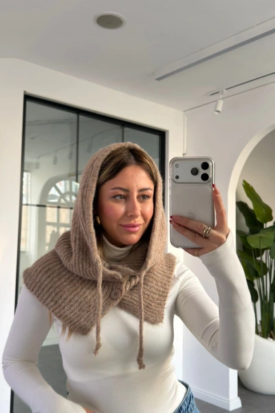 VİZON BALAKLAVA ŞAPKA