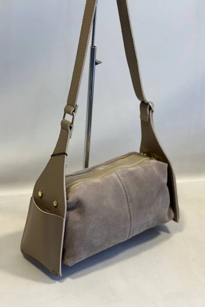 Vizon Çift Fermuarlı Çanta