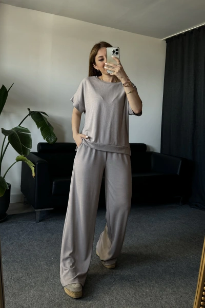 Vizon Kısa Kol Yumoş Dokusu Takım (Pr)