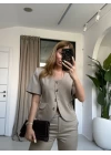 VİZON YELEK PANTOLON TAKIM
