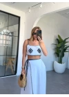 HENNA NAKIŞLI ETEKLİ CROP TAKIM