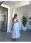 HENNA NAKIŞLI ETEKLİ CROP TAKIM