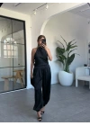 SİYAH ŞALVAR MODEL SATEN TAKIM